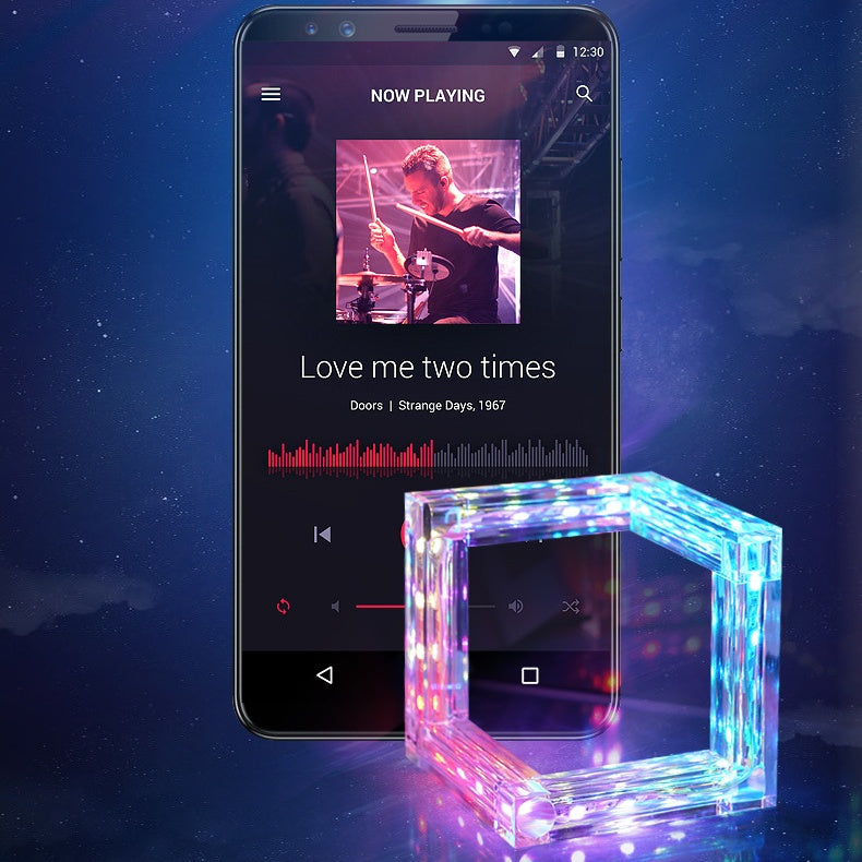 Acrylic Bluetooth Intelligent Control Desk Lamp In Bedroom Led Lights