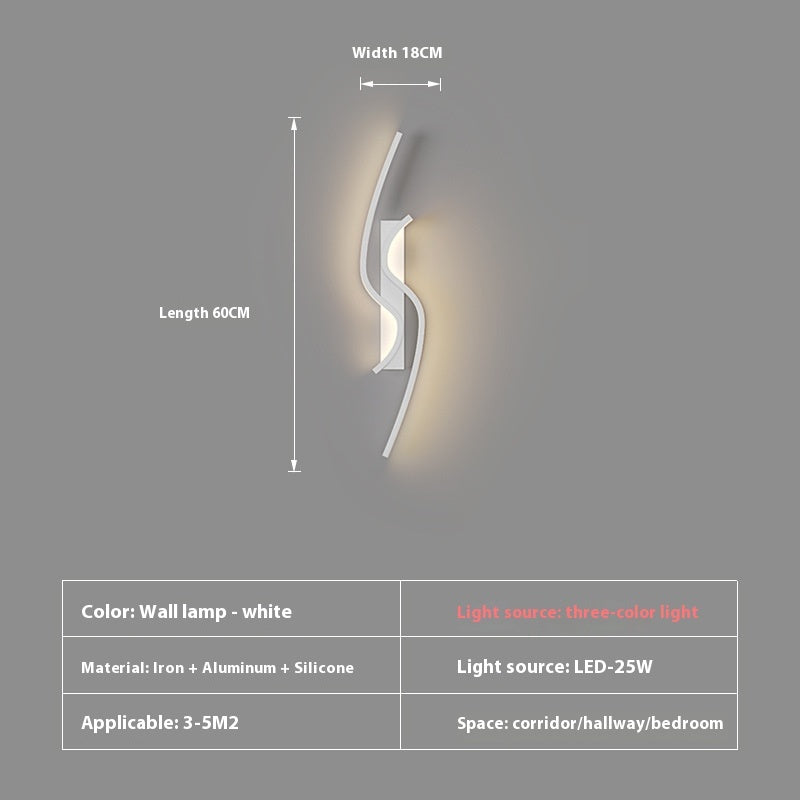 Bedroom Bedside Lamp Living Room Television Background Wall Lights