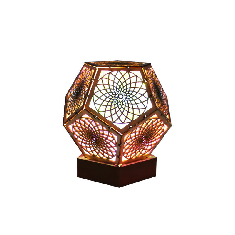 European And American Bohemian Star Projector Lamp