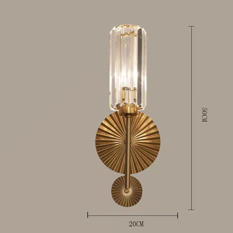 Light Crystal Simple Bedroom Bedside Lamp