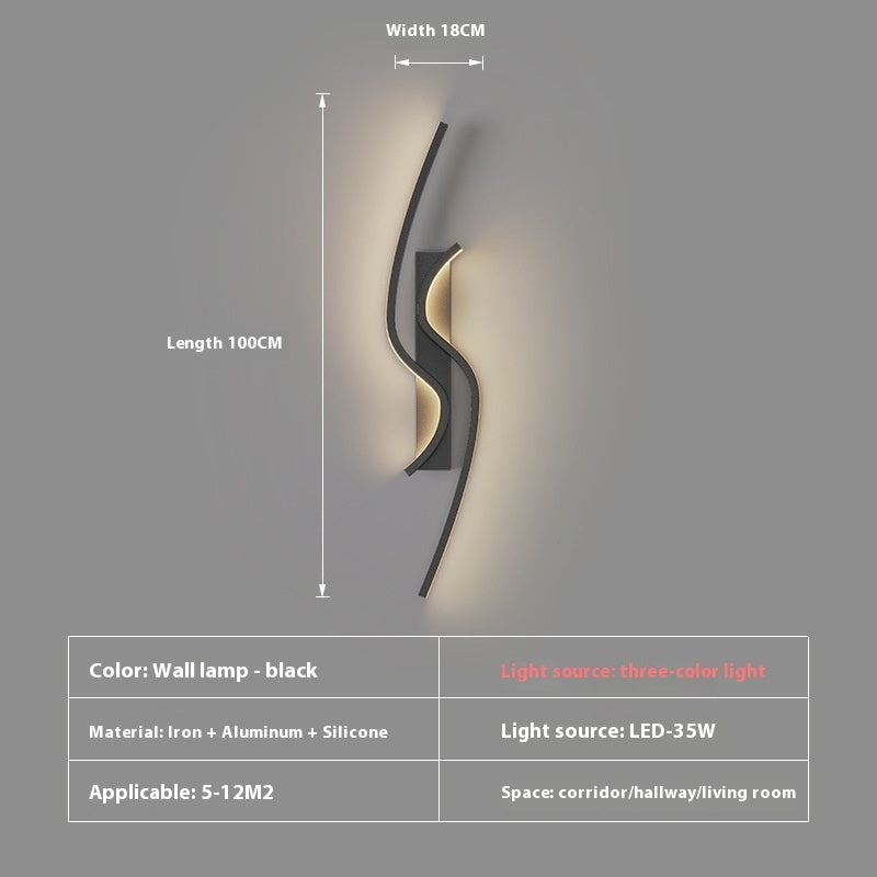 Bedroom Bedside Lamp Living Room Television Background Wall Lights