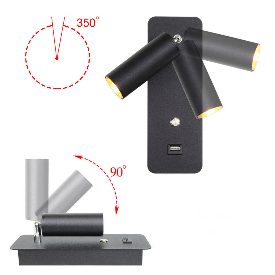 Nordic Led Wall Light Bedroom Bedside Light Key